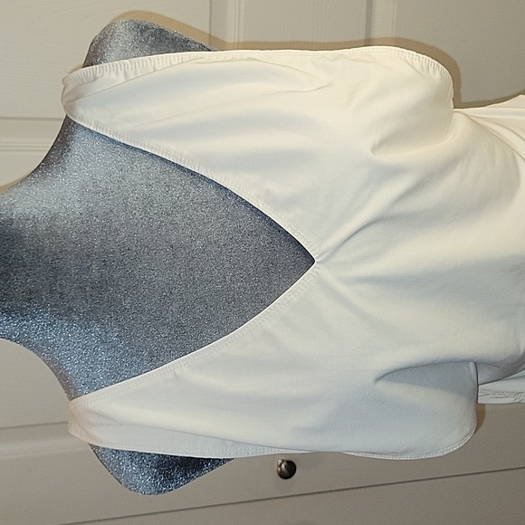 Winter White Backless Body suit - Picture 2 of 11